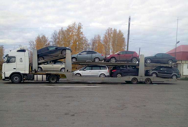 Перевозка машины из Омска в Краснодар