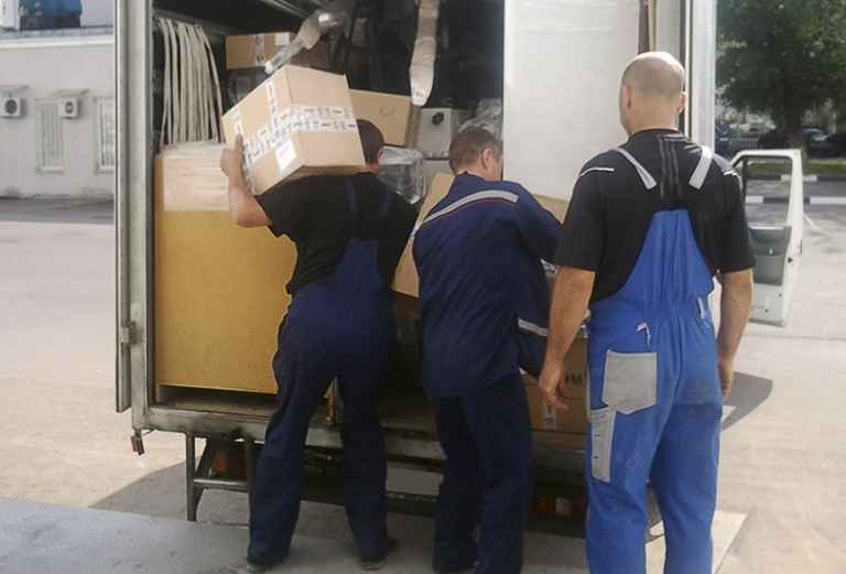 Заказ грузового такси для перевозки мебели, коробок из Москвы в Мулино